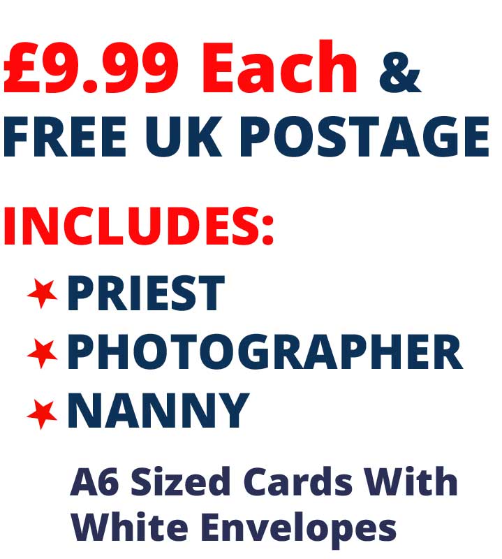 The Omen 3 Card Set £11.99 Includes The Priest, The Photographer, The Nanny Cards 